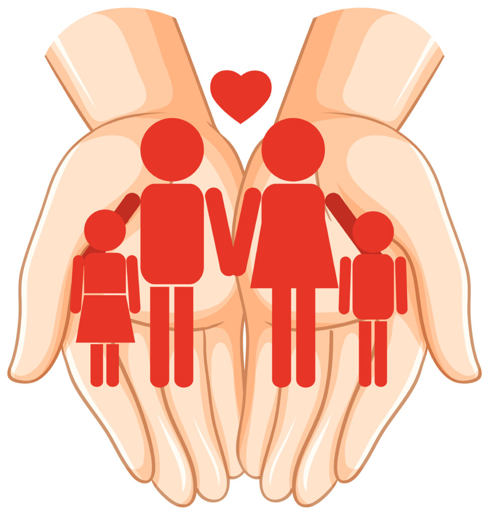 Les formations family member symbol vector