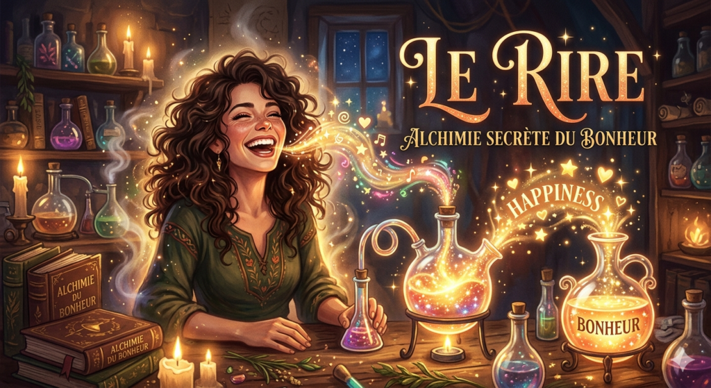 Le rire: alchimie secrète du bonheur gemini generated image ybxr4gybxr4gybxr